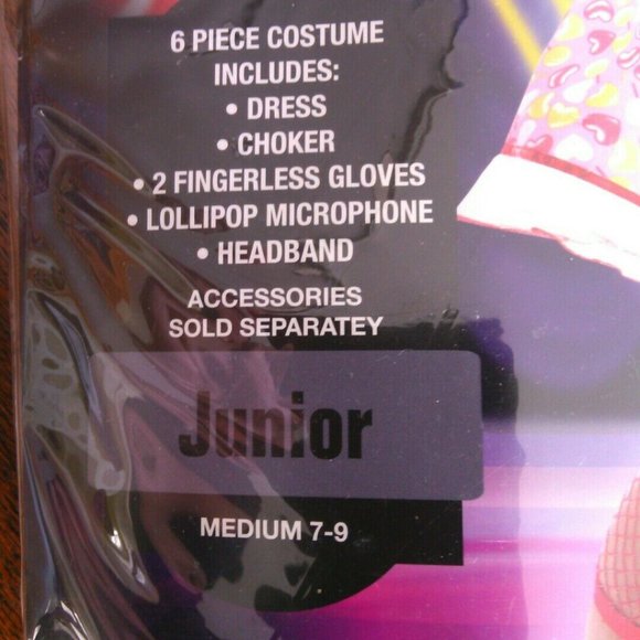 Kids Lollipop Sensation Sugar Sugar Size 7-9 Candy Girl Fancy Dress Up Halloween - Picture 3 of 16